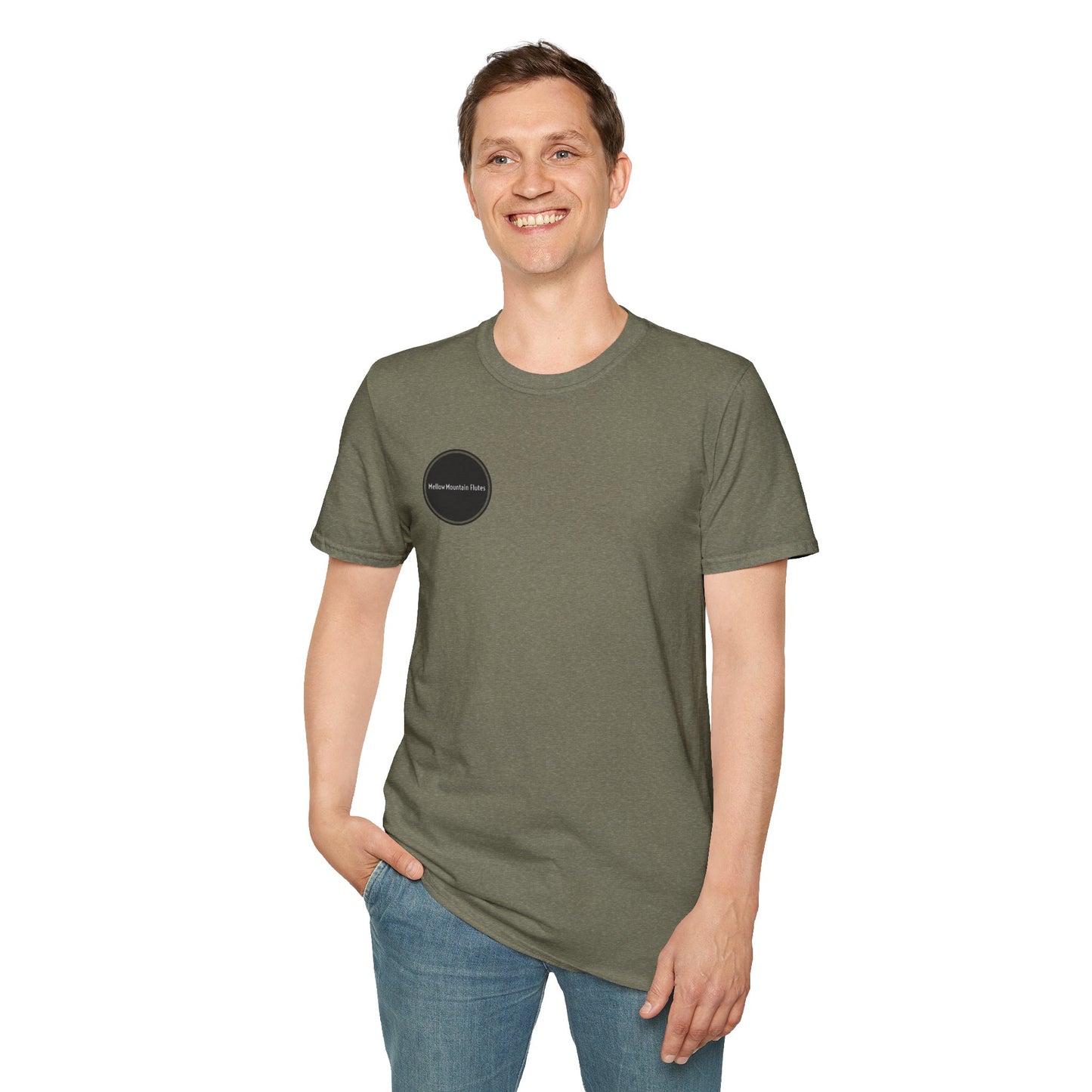 Mellow Mountain Flutes | Relax Be Mellow | Soft Style T-Shirt