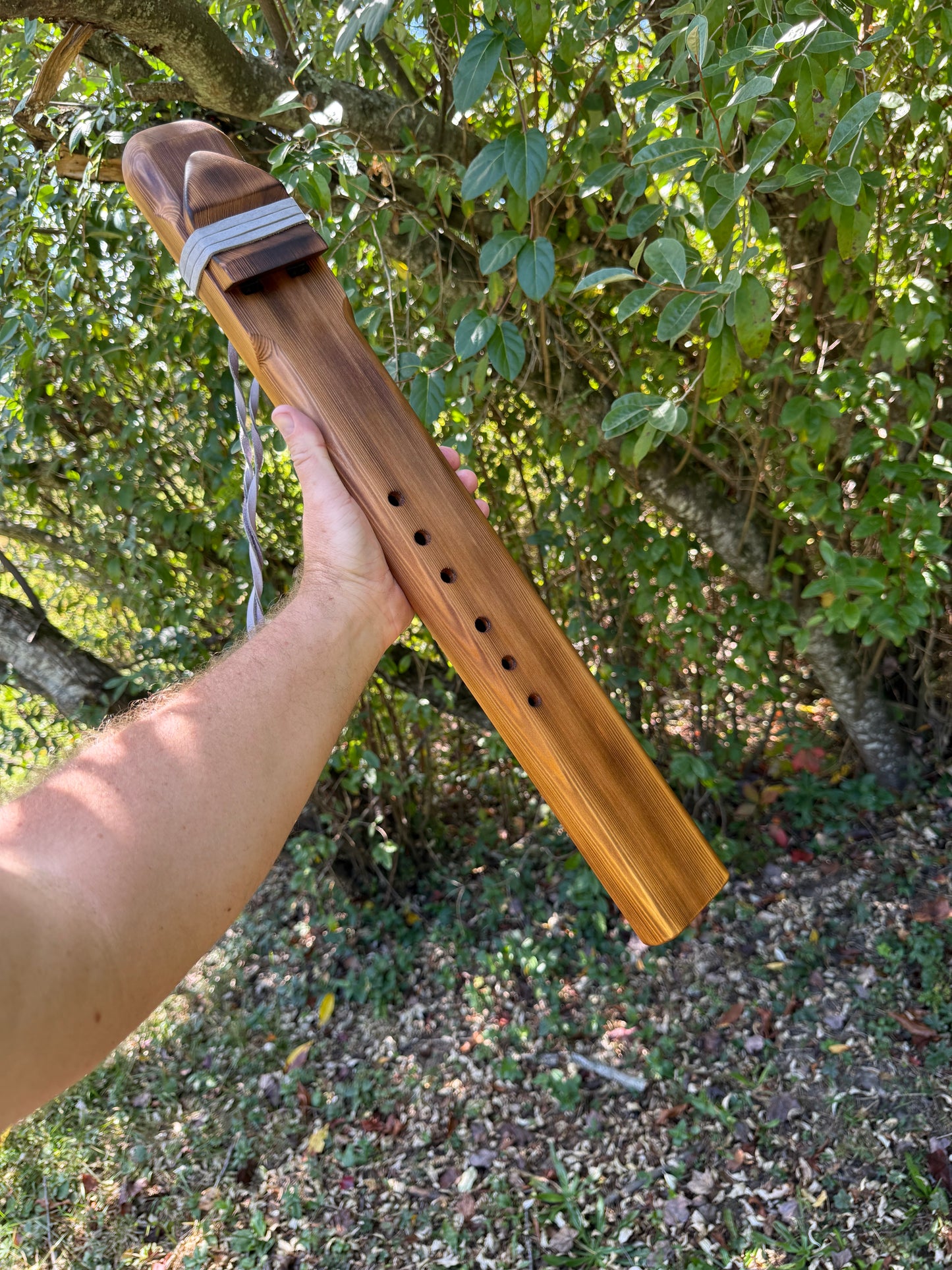 Native American Style Drone Flute | Western Cedar | Low Dm | 440 Hz.