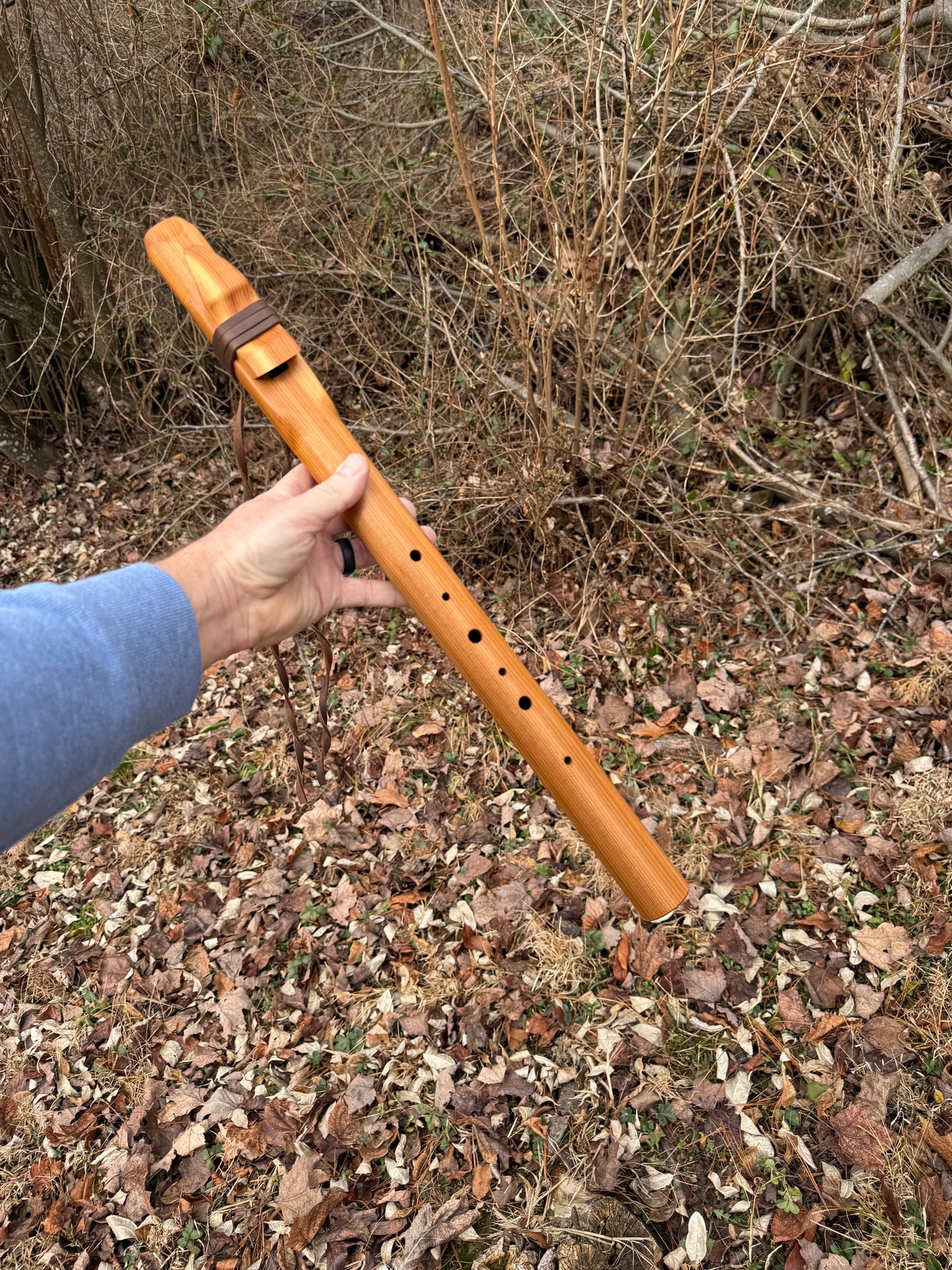 Native American Style 7 Hole Flute | Hijaz Scale | key of E | 440 Htz.