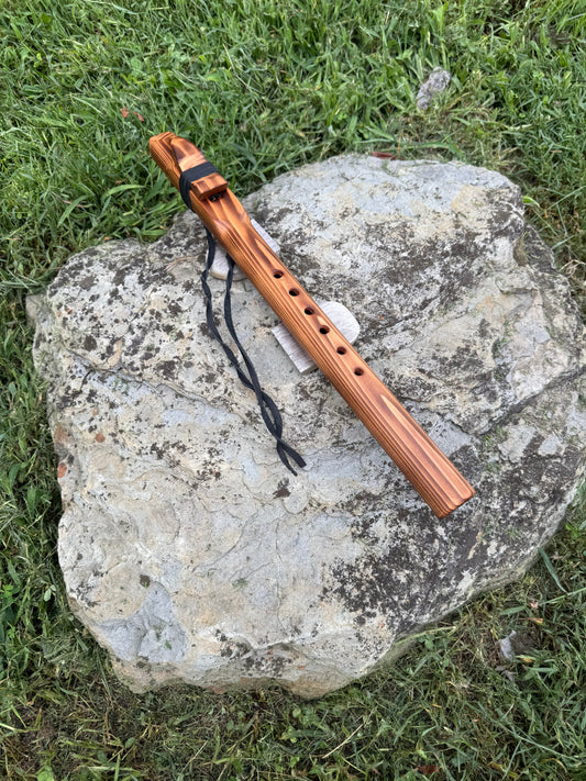 Native American Style Flute | Western Cedar | F# 440 Htz.