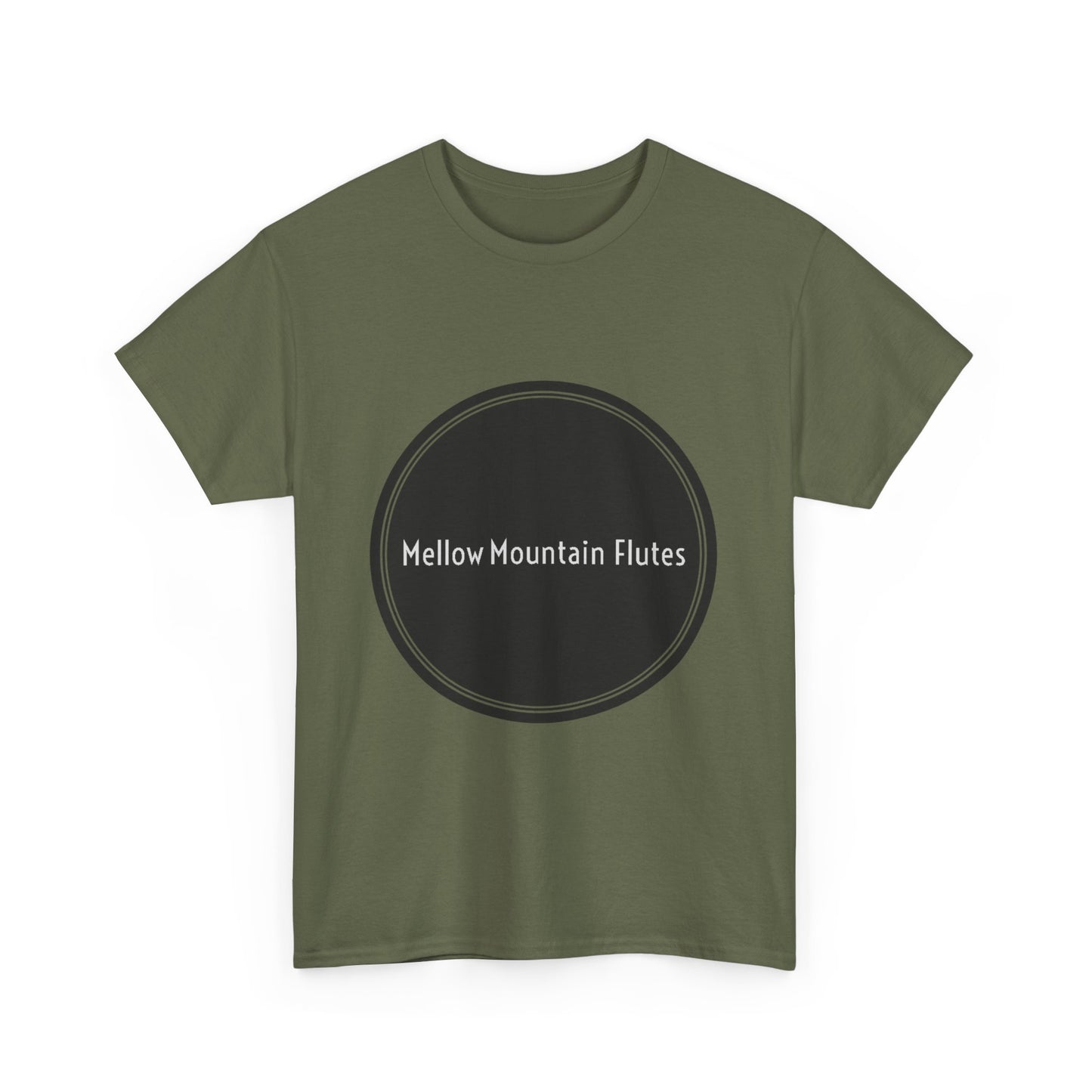 Mellow Mountain Flutes Logo | Unisex Heavy Cotton Tee