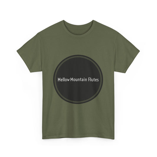 Mellow Mountain Flutes Logo | Unisex Heavy Cotton Tee