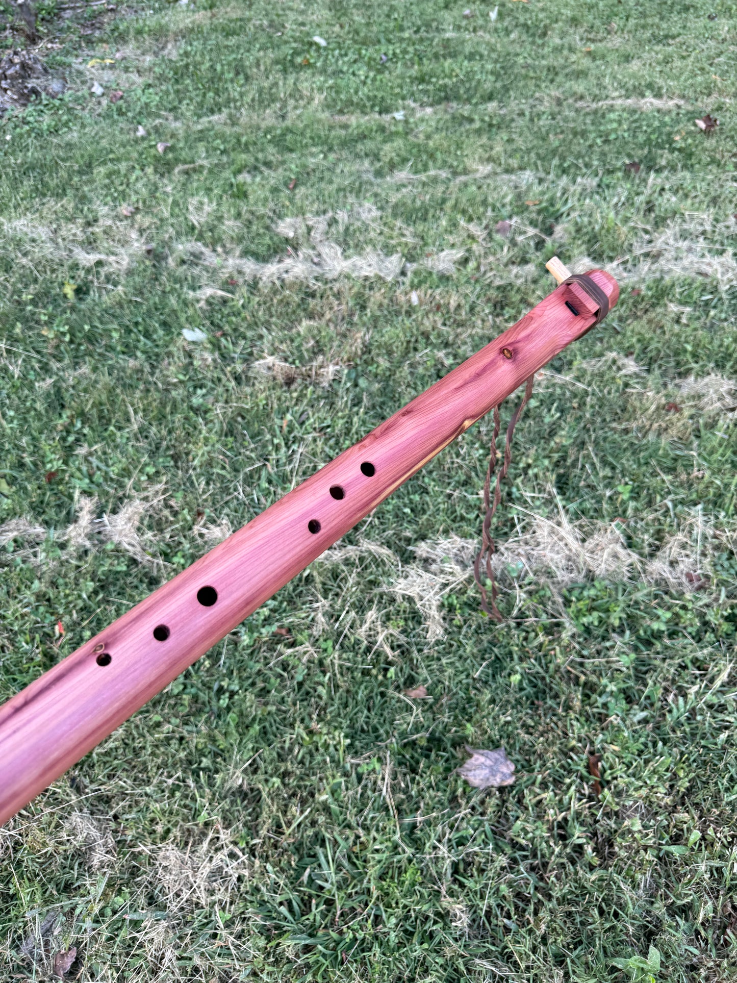 Handcrafted Native American Style Flute | Bass F#m | Side Blown | Right hand on Bottom