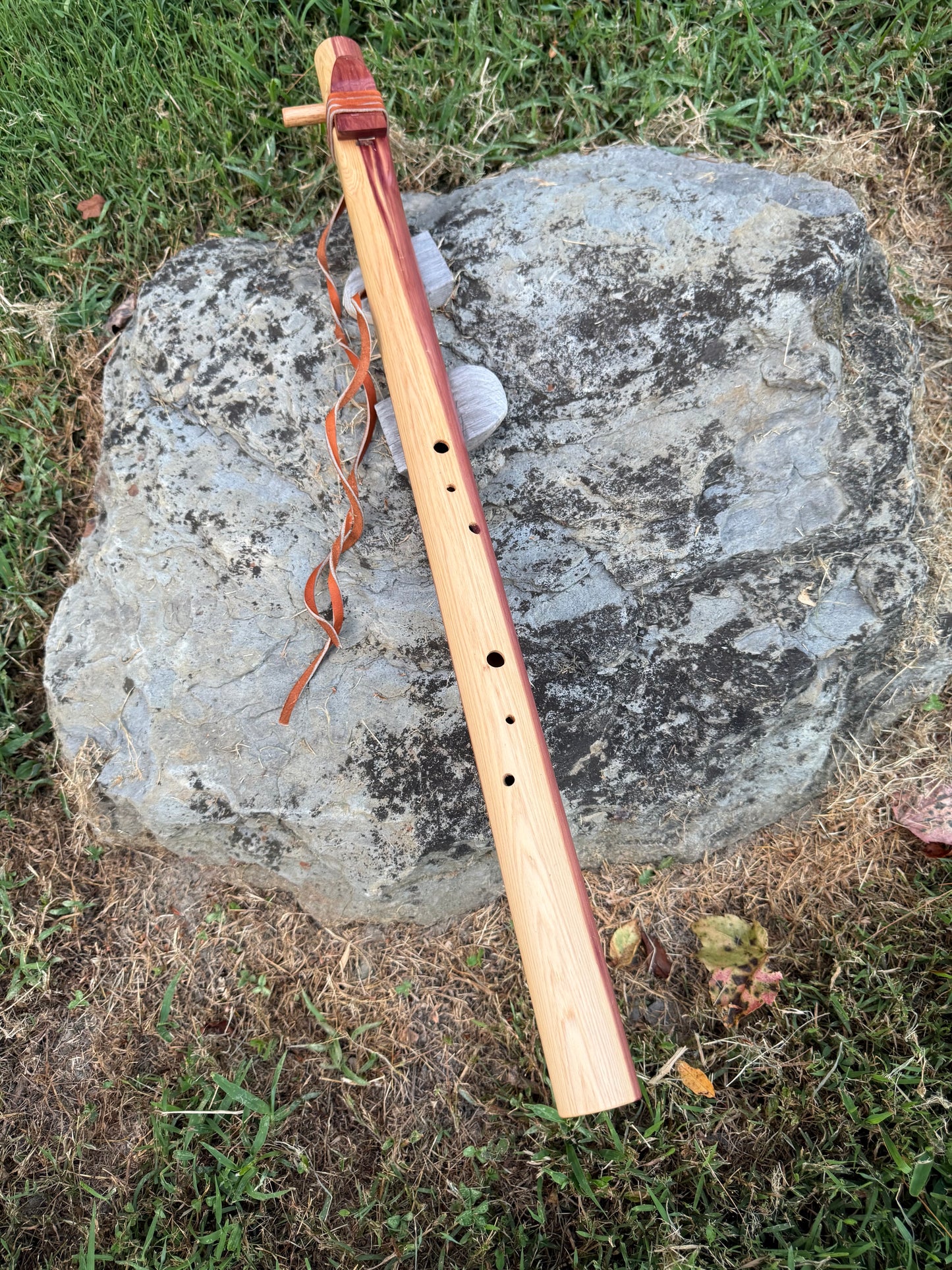 Handcrafted Native American Style Side-Blown Flute | Eastern Cedar | Key of B Aeolian