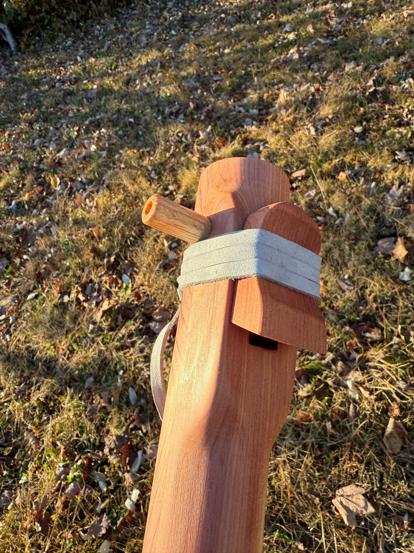 Handcrafted Native American Style Flute | Bass Gm | Side Blown | Right hand on Bottom | 440 Hz.