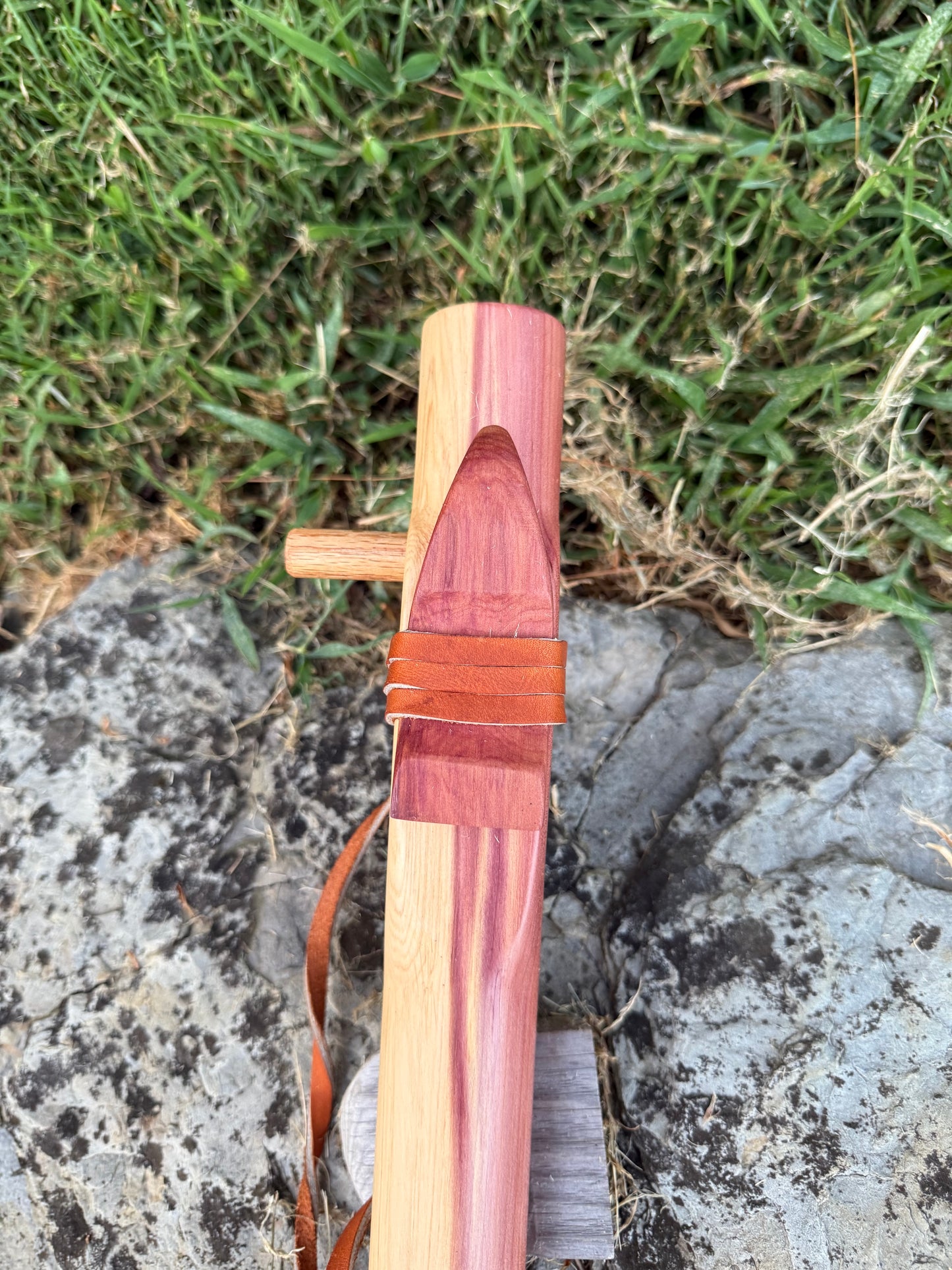 Handcrafted Native American Style Side-Blown Flute | Eastern Cedar | Key of B Aeolian