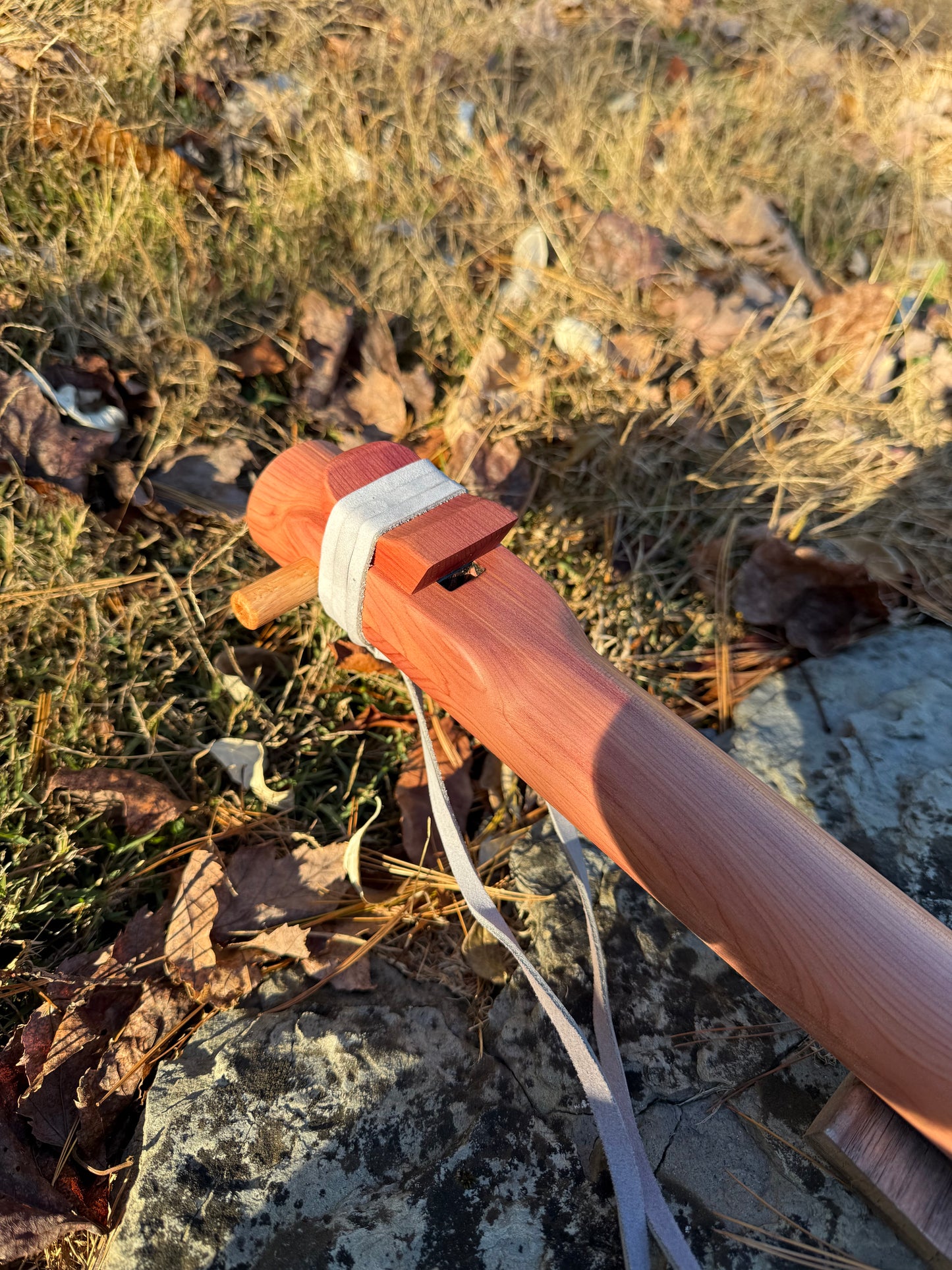 Handcrafted Native American Style Flute | Bass Gm | Side Blown | Right hand on Bottom | 440 Hz.