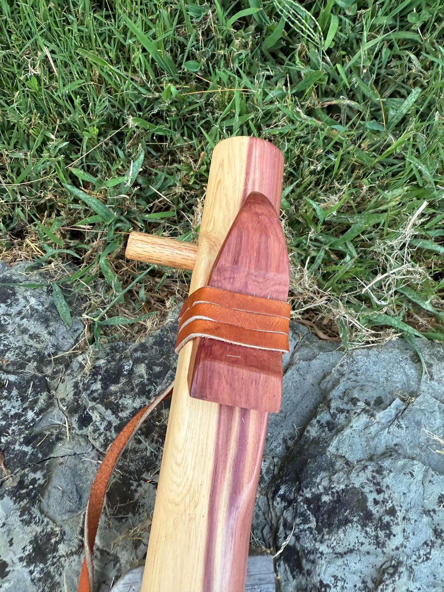Handcrafted Native American Style Side-Blown Flute | Eastern Cedar | Key of B Aeolian
