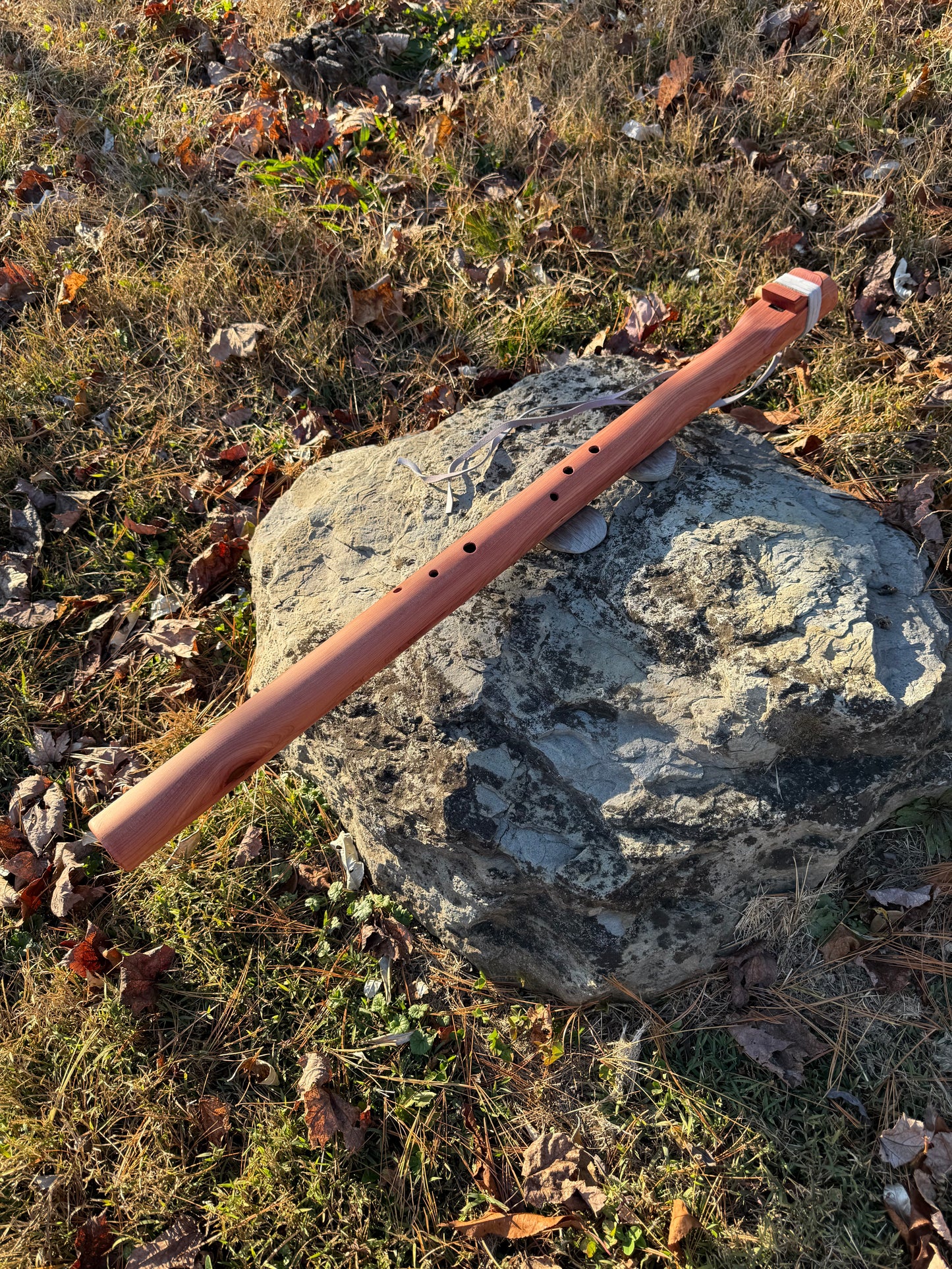Handcrafted Native American Style Flute | Bass Gm | Side Blown | Right hand on Bottom | 440 Hz.