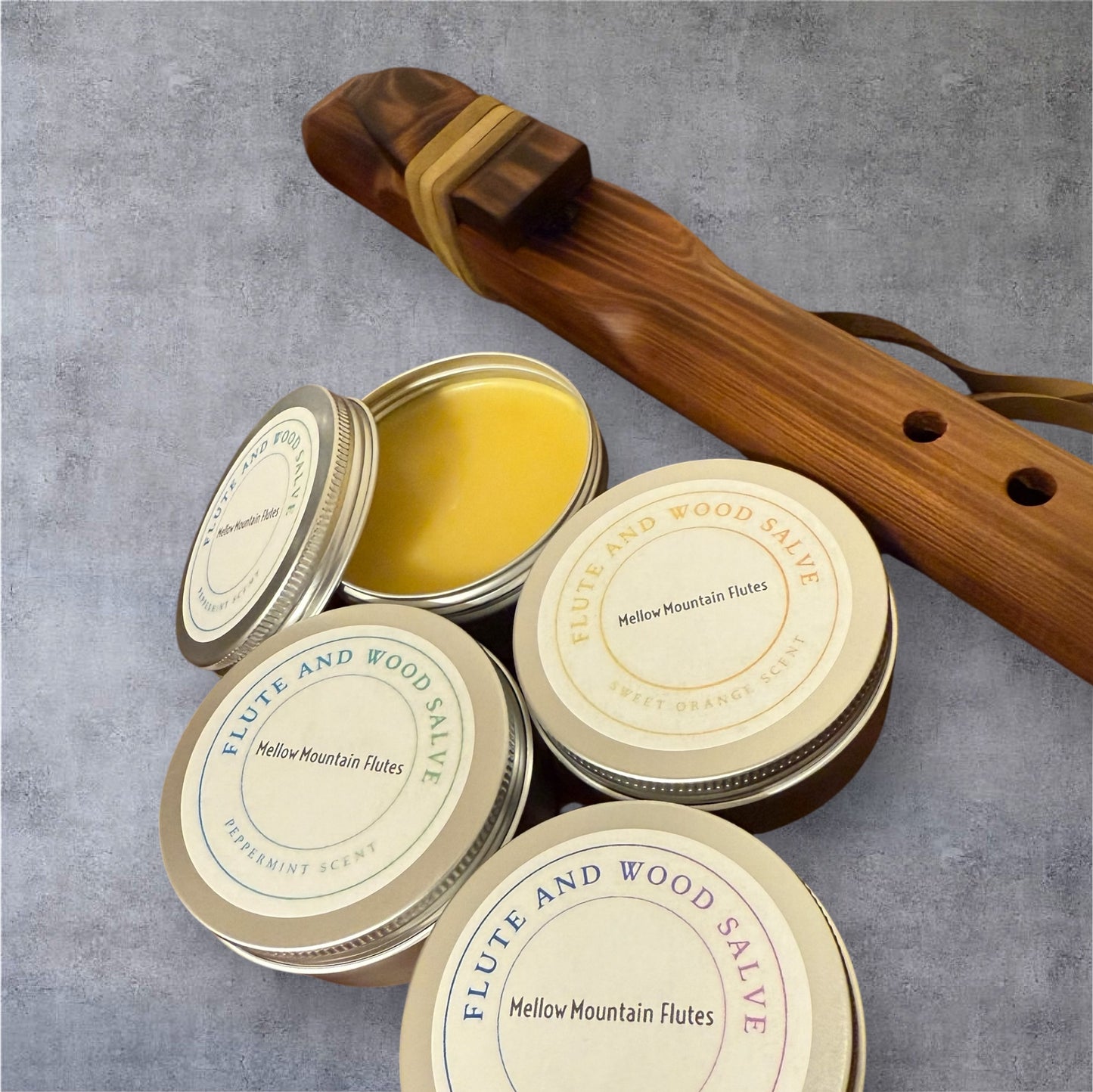 Mellow Mountain - Flute & Wood Salve - 4 Oz.