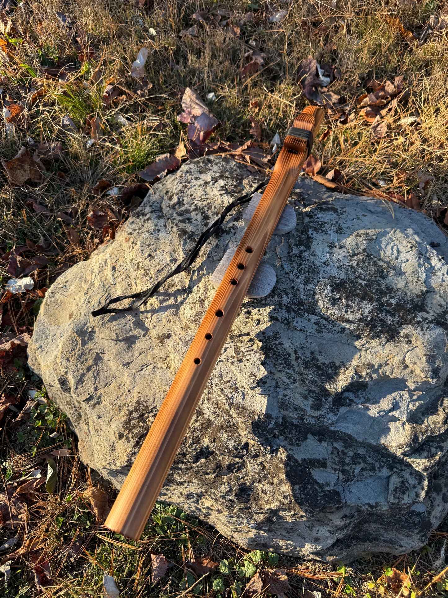 Native American Style Flute in Low D Minor | Tuned to 440 Hz | Handcrafted Cedar