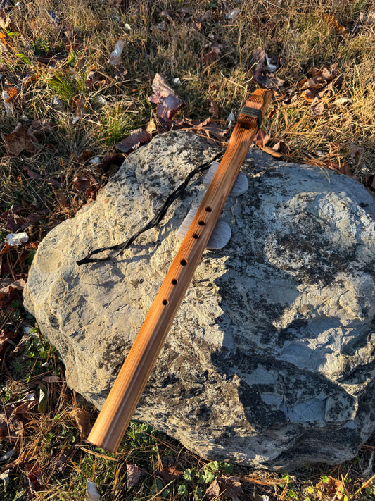 Native American Style Flute in Low D Minor | Tuned to 440 Hz | Handcrafted Cedar