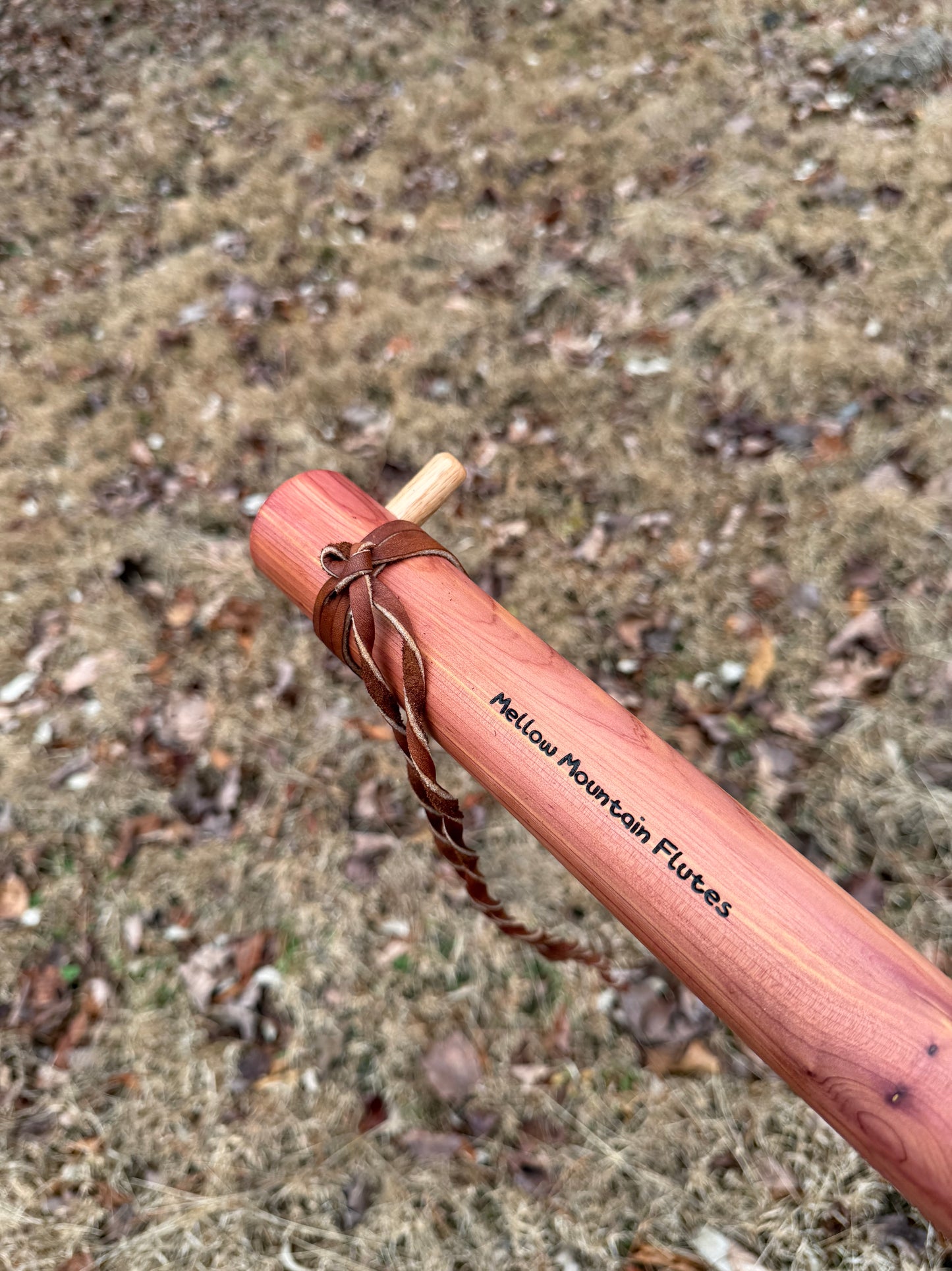 Handcrafted Native American Style Flute | Bass F#m | Side Blown | Right hand on Bottom | 432 Hz.