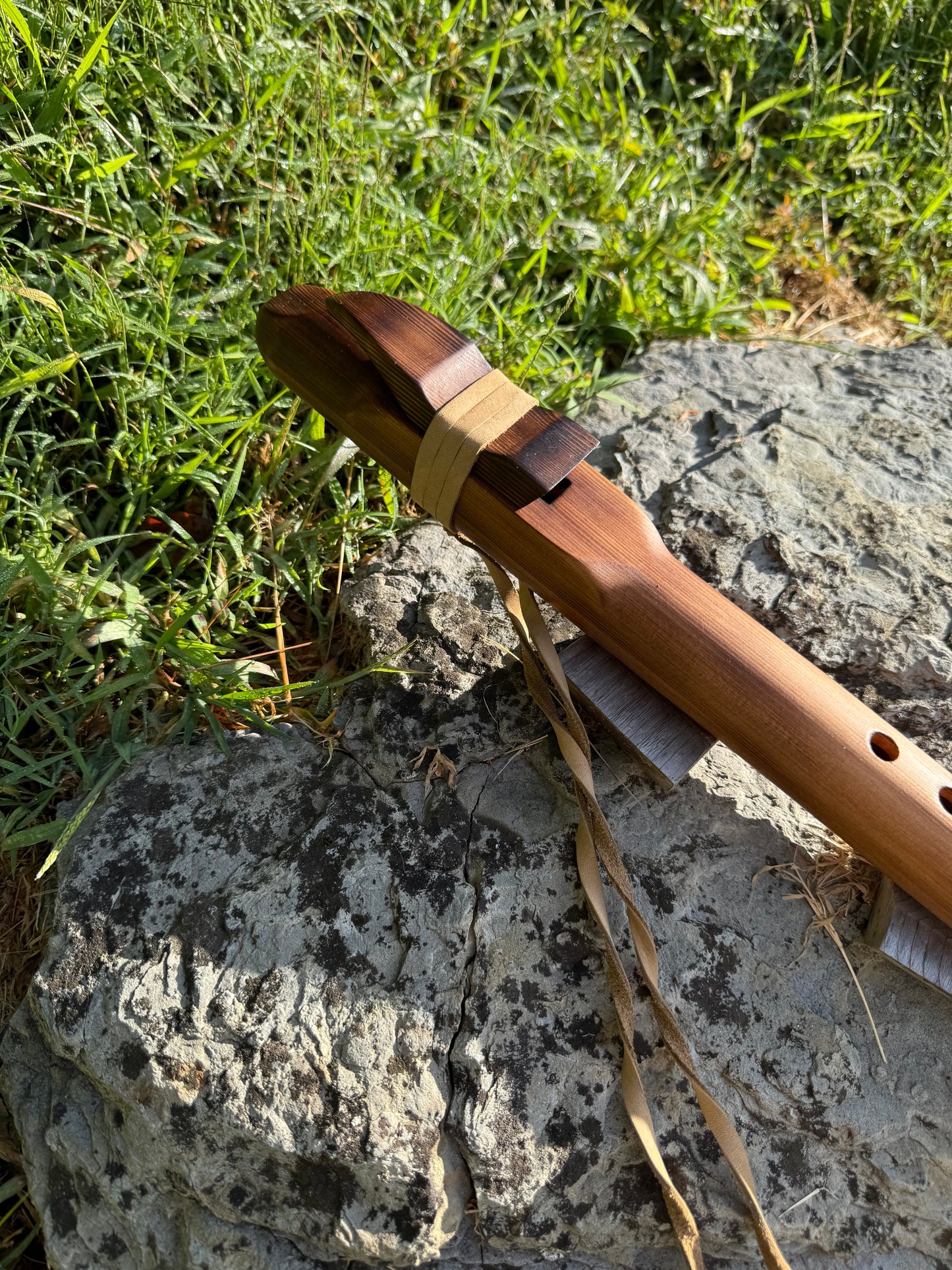 Handcrafted Native American Style Flute | Western Cedar | Key of E Minor