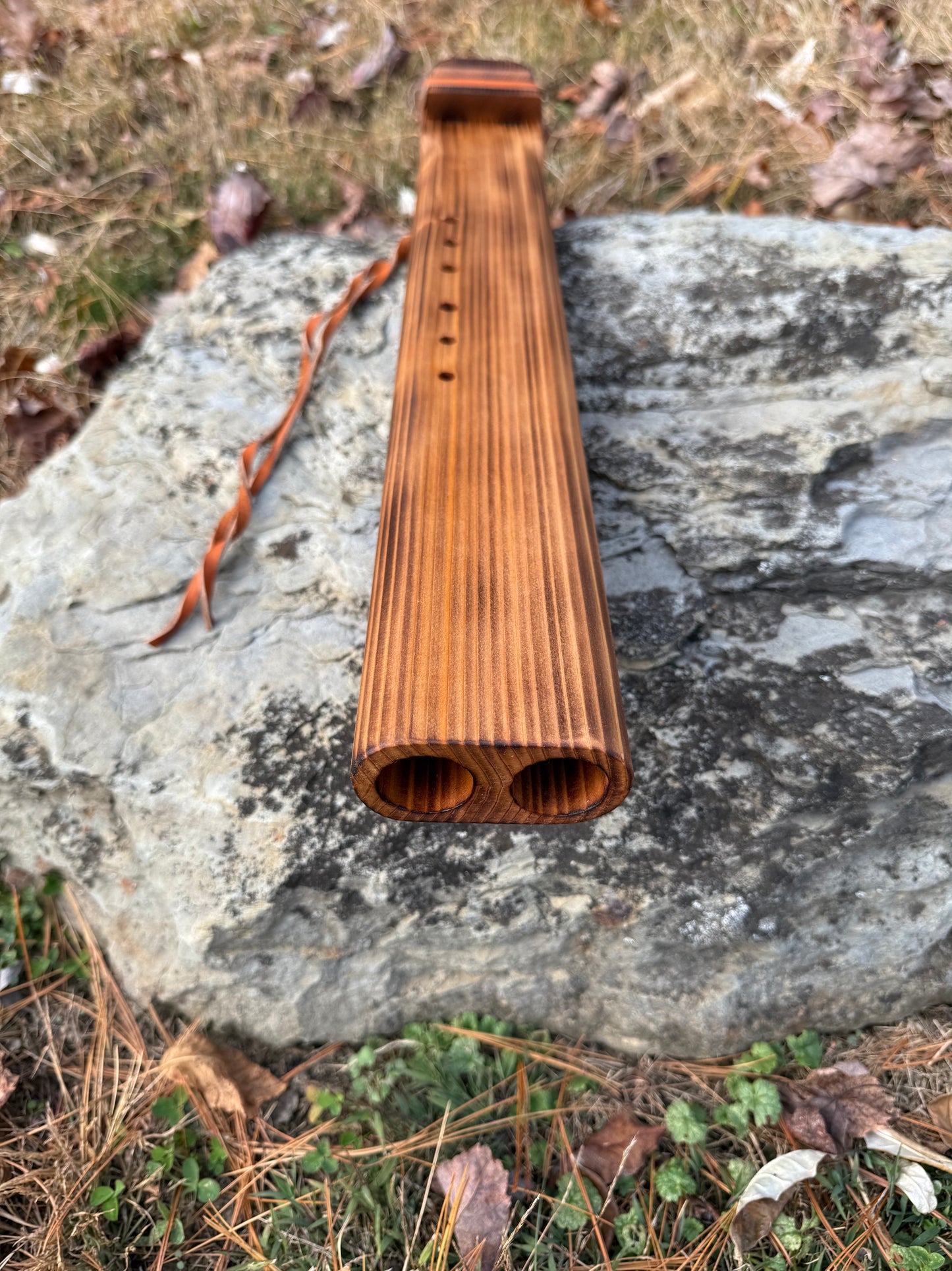 Native American Style Drone Flute | Western Cedar | Low Dm | 440 Hz.