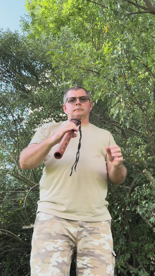 Native American Style Flute | Western Cedar | F# 440 Htz.