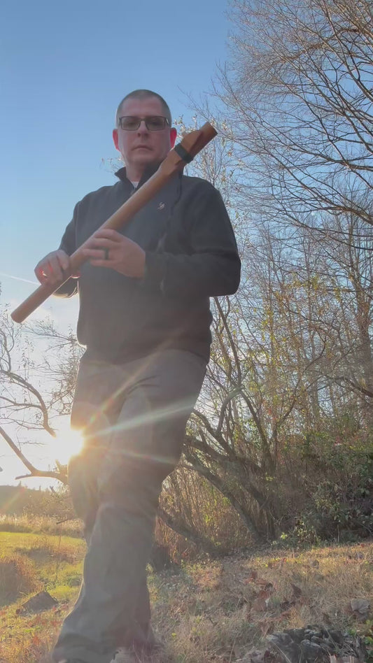 Handcrafted Native American Style Side-Blown Flute | Western Cedar | Key of B Aeolian