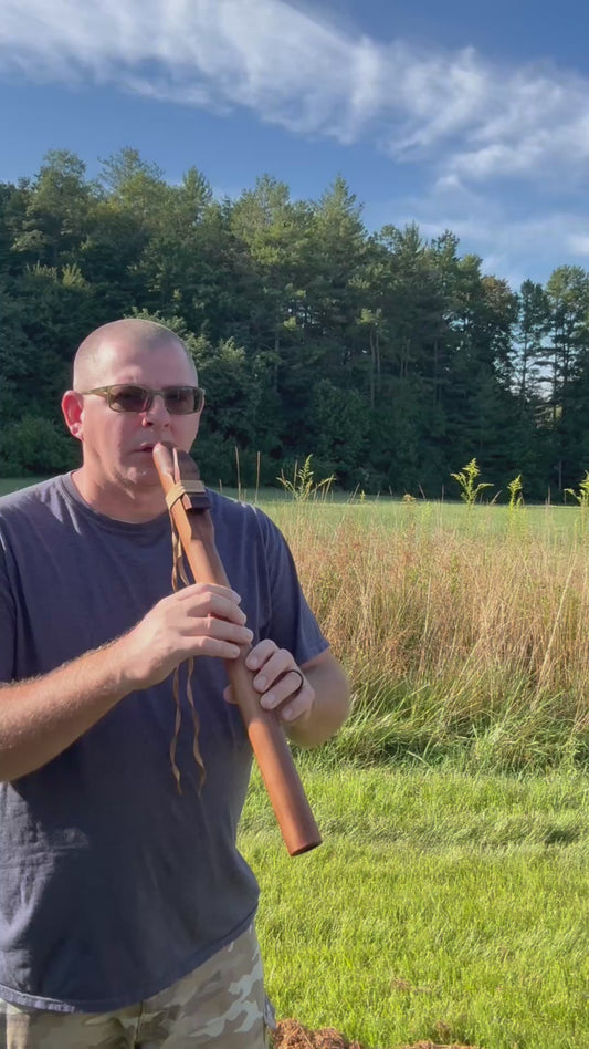 Handcrafted Native American Style Flute | Western Cedar | Key of E Minor