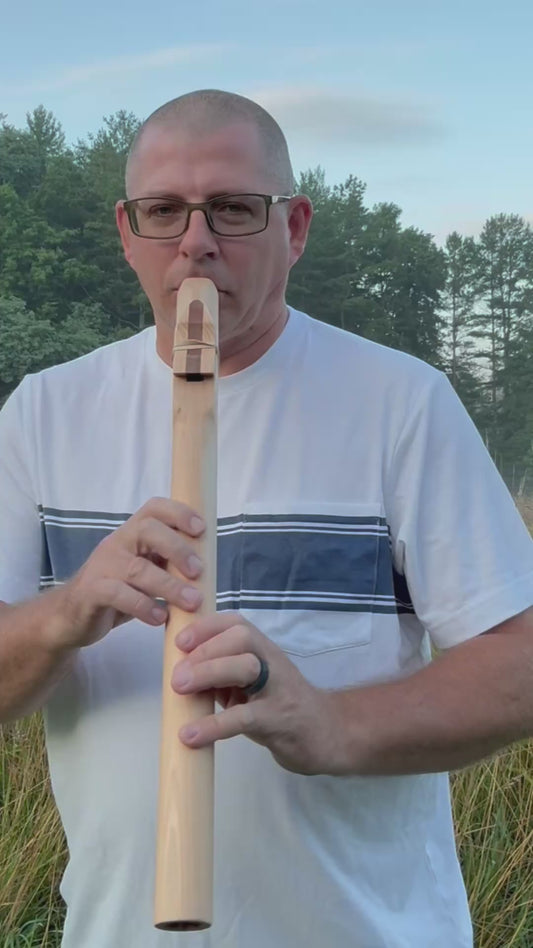 Native American Style 7 Hole Flute | Hijaz Scale | key of E | 440 Htz.